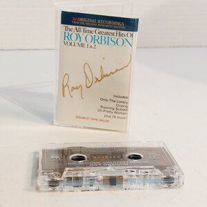 Roy Orbison-All Time Greatest Hits Vol 1-2 (cassette tape, 1989) tested and work